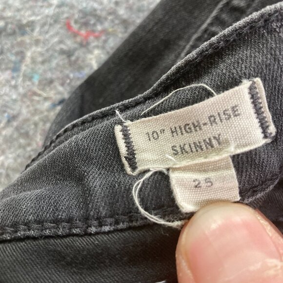 Madewell Womens 10" High Rise Skinny Jeans Size 25 - Picture 9 of 16